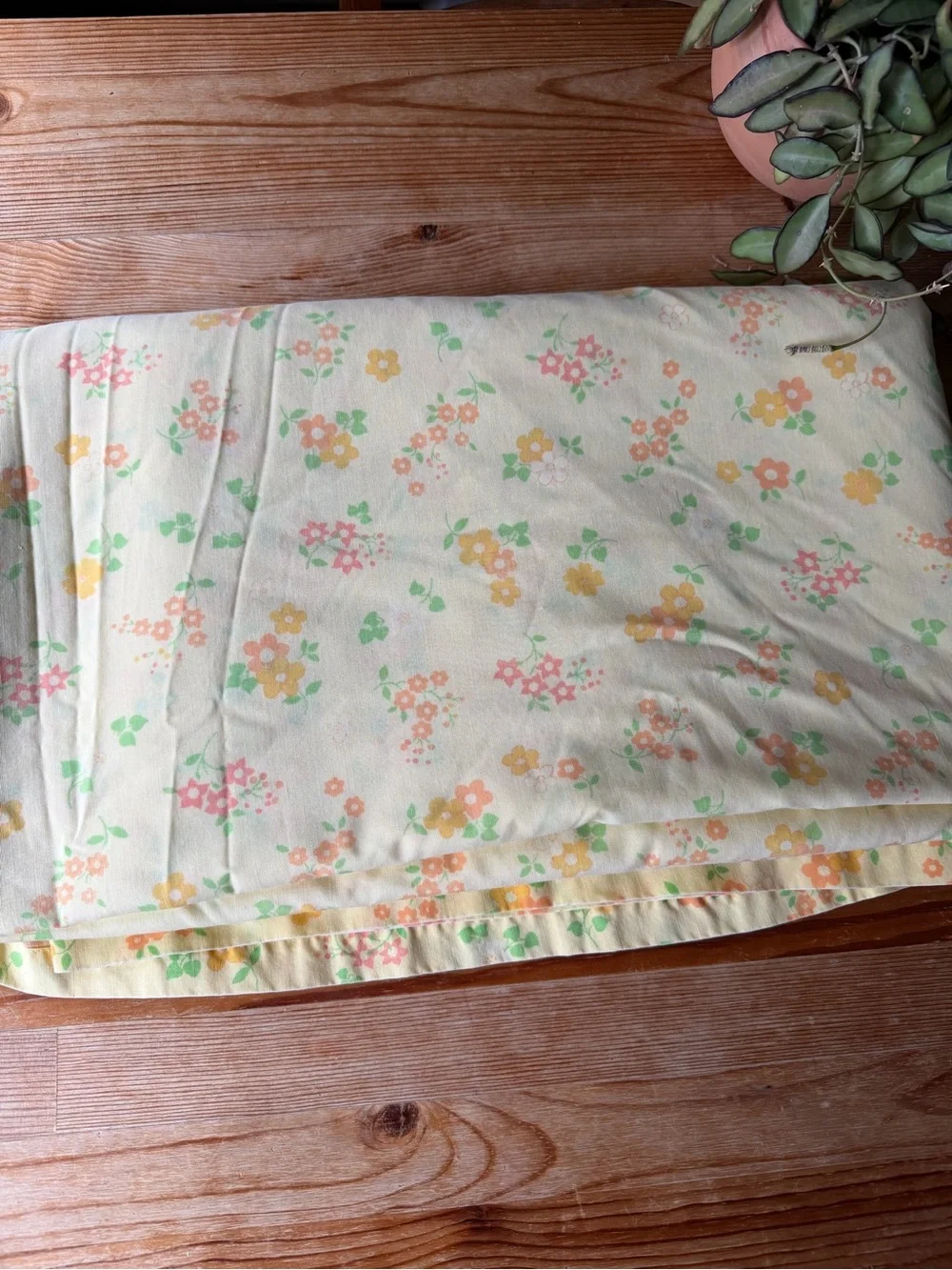 Vintage Floral Print Duvet Cover